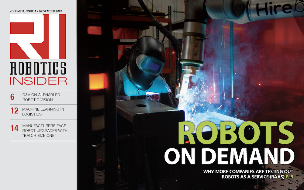 The November 2020 Issue Of Robotics Insider Is Live Manufacturing